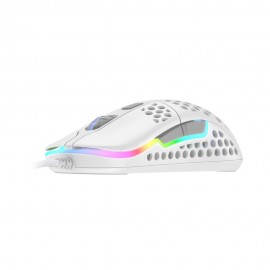 Геймърска мишка Xtrfy M42 White, RGB, Бял